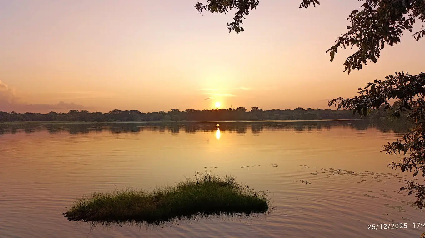 Thalkote Lake at sunset