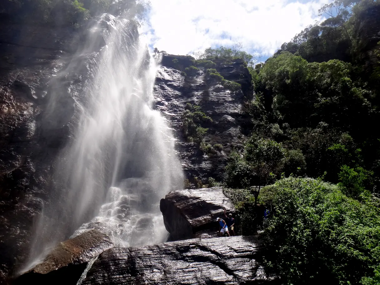 Lover's Leap: Ice-cold spray and ancient legends.